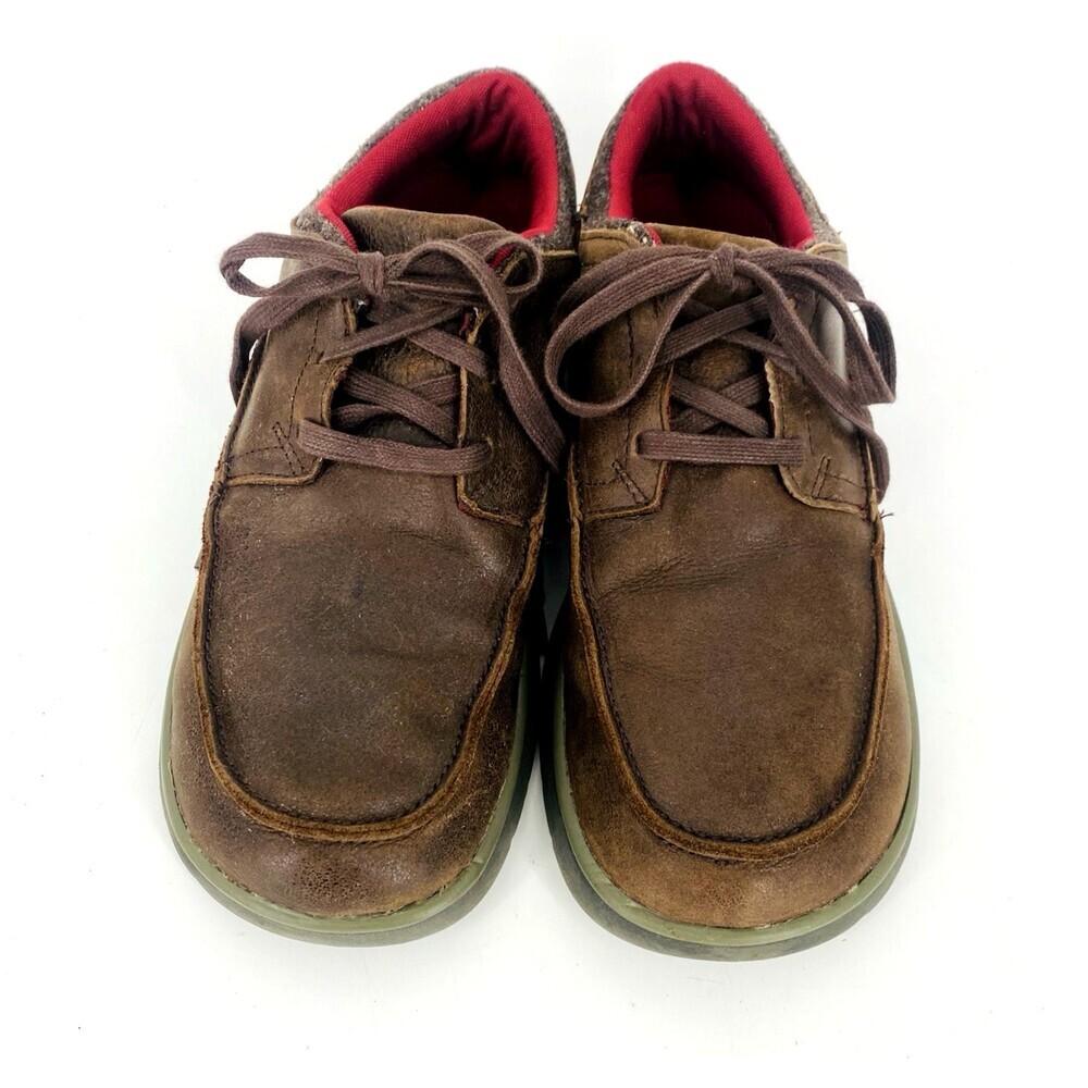 Patagonia Men's Brown Espresso Leather Chukka Lace Up Shoes Size 13